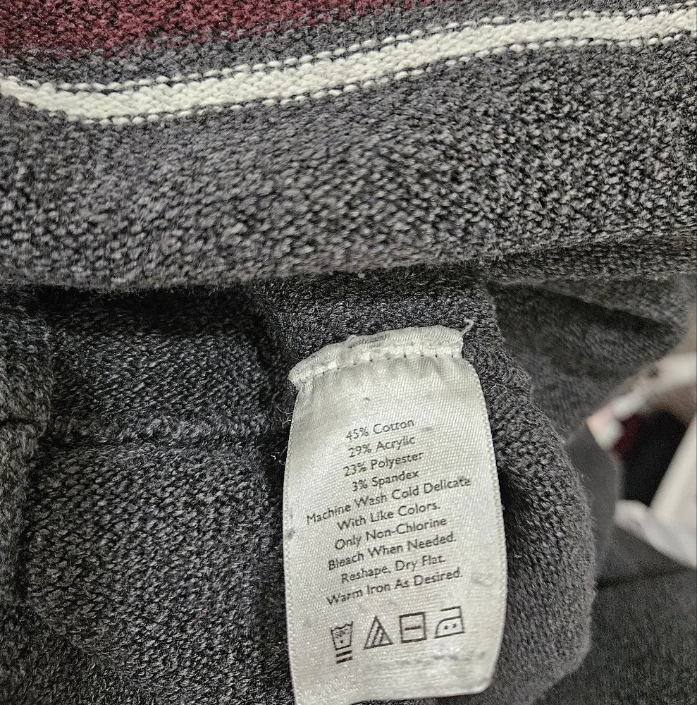 Eddie Bauer Long Sleeve Open Front Draped Cardigan - Picture 8 of 10